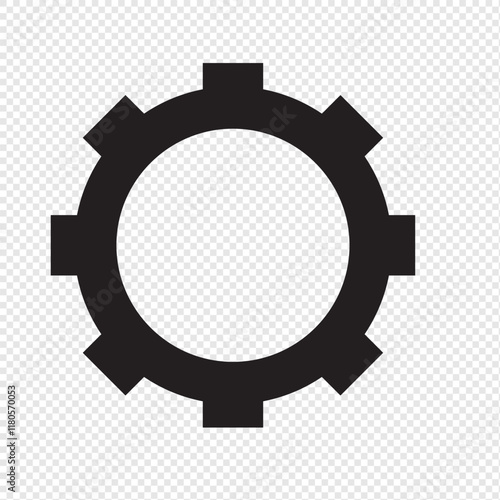 A modern and minimalist organization icon, ideal for apps or digital design. With a transparent background, this icon is suitable for a variety of tech design purposes.
