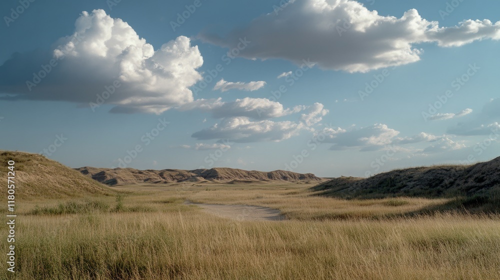A picturesque grassy plain under a soft, cloudy sky, with rolling hills creating a tranquil and expansive landscape scene. A picturesque grassy plain under a soft, cloudy sky, with rolling hills creating a tranquil and expansive landscape scene.