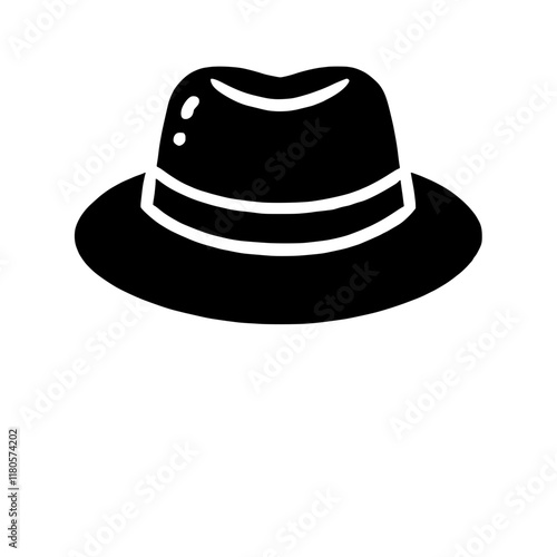 Classic Fedora Hat Icon