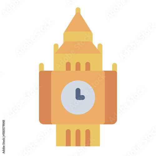 Big Ben representing a famous UK landmark building