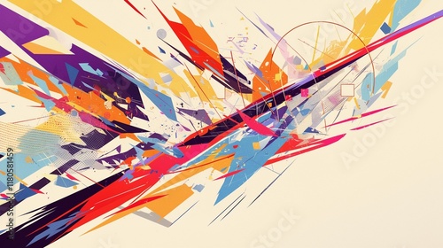 動的な幾何学模様のトランジション10