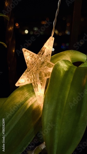 christmas star decoration photo