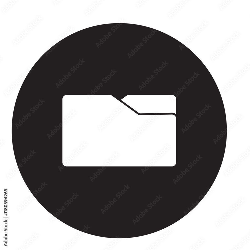 Folders icon collection. Documents in folders. File folder vector icon set Folders icon collection. Documents in folders. File folder vector icon set