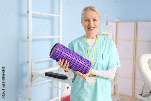 Smiling female physiotherap...