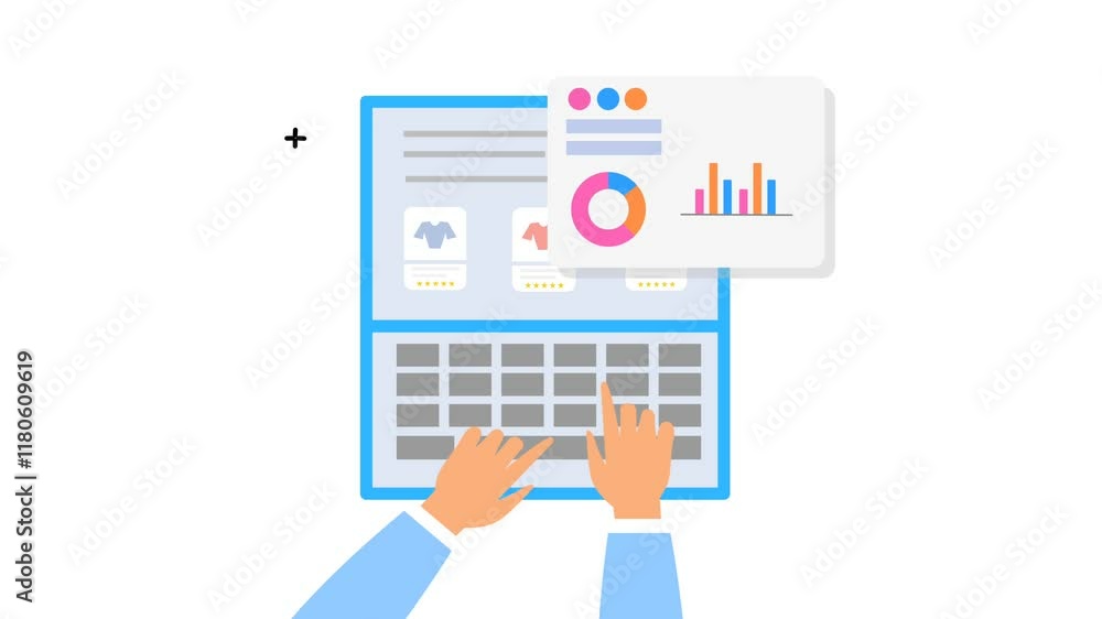 flat animation data analysis, 4k animated videos flat animation data analysis, 4k animated videos