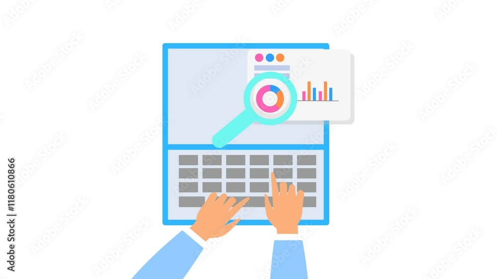 flat animation data analysis, 4k animated videos flat animation data analysis, 4k animated videos