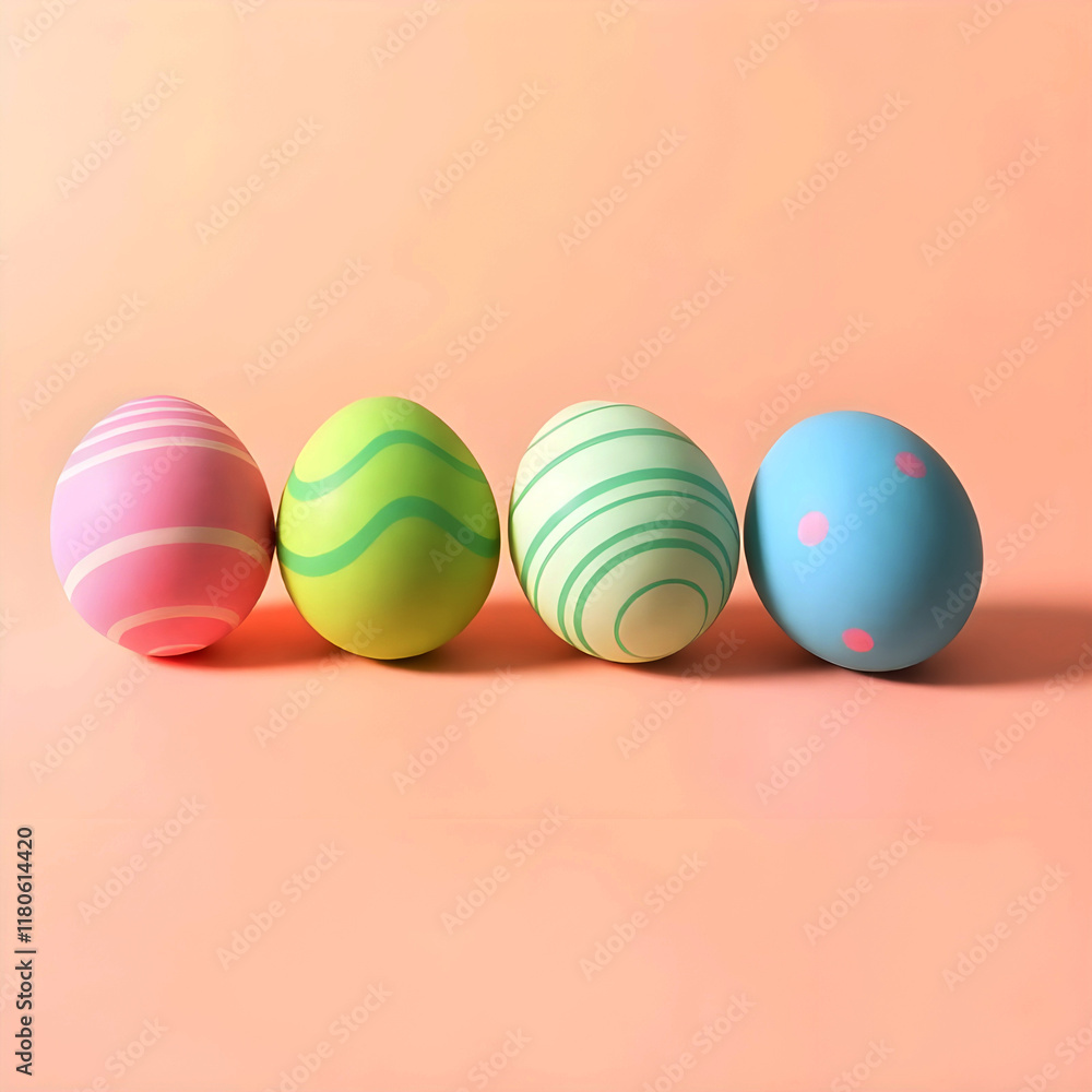 Colorful Easter Eggs on Pastel Background - Perfect Spring Vibes Creative Easter Egg Designs for Your Holiday Inspiration Colorful Easter Eggs on Pastel Background - Perfect Spring Vibes Creative Easter Egg Designs for Your Holiday Inspiration