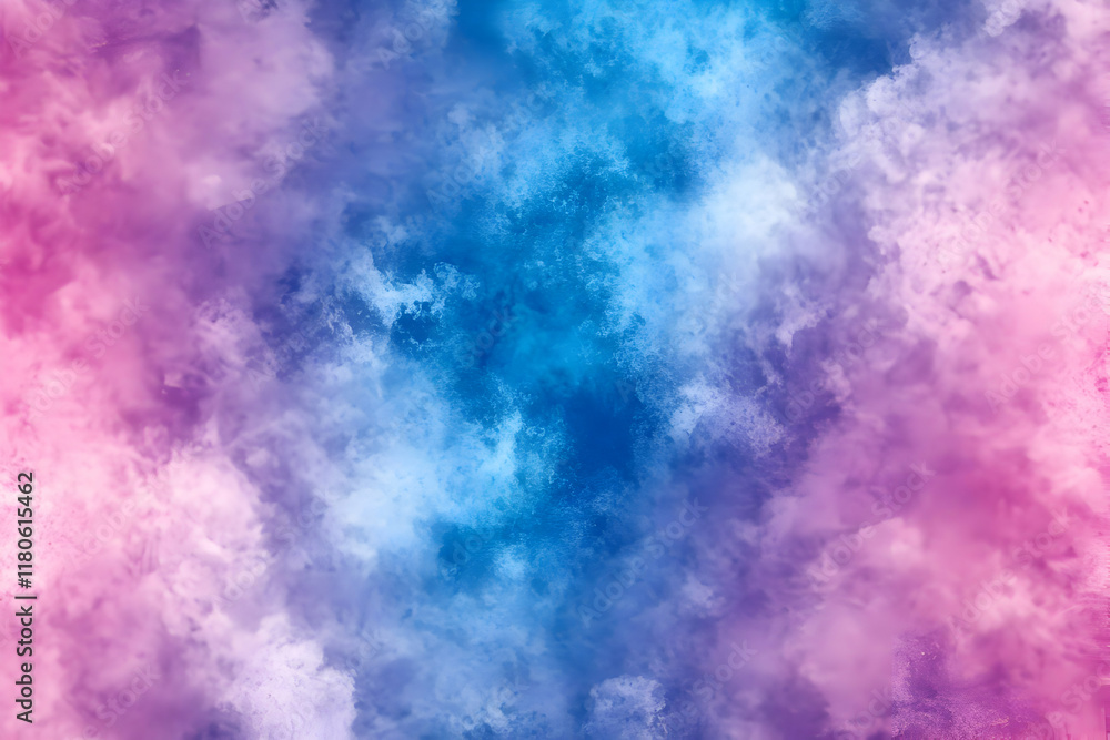 Obraz premium Abstract Background Pink Blue Clouds Illustration
