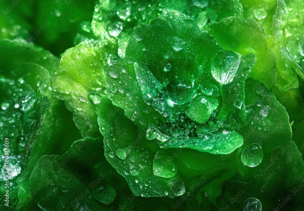 Close-Up of Fresh Green Lettuce Leaves with Water Droplets, Showcasing Lush Texture and Vibrant Color Perfect for Healthy Cooking or Salad Themes Close-Up of Fresh Green Lettuce Leaves with Water Droplets, Showcasing Lush Texture and Vibrant Color Perfect for Healthy Cooking or Salad Themes