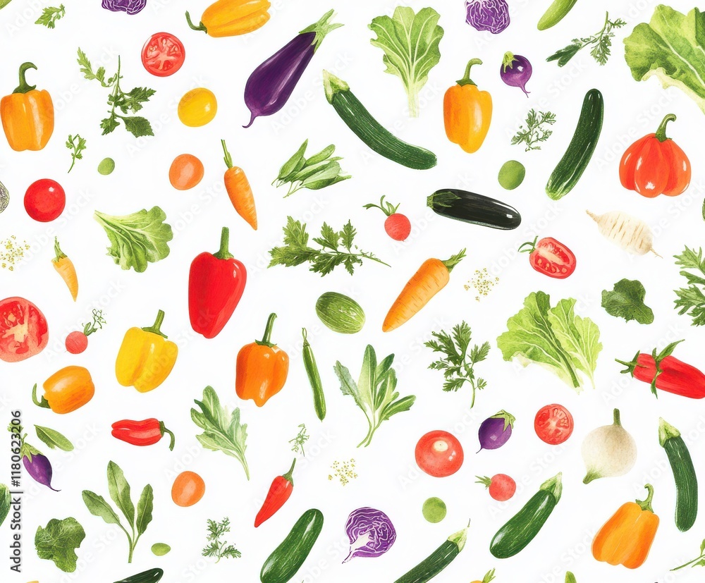 Colorful Arrangement of Fresh Vegetables on a White Background Featuring a Variety of Organic Produce for Healthy Living and Culinary Inspiration Colorful Arrangement of Fresh Vegetables on a White Background Featuring a Variety of Organic Produce for Healthy Living and Culinary Inspiration