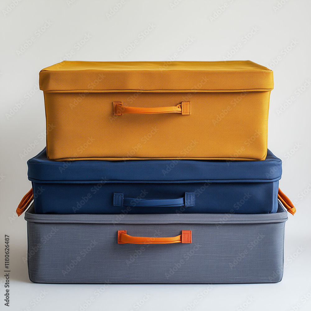 Polyester Storage Bins: Product Line Photography for Practical Home Organization Polyester Storage Bins: Product Line Photography for Practical Home Organization