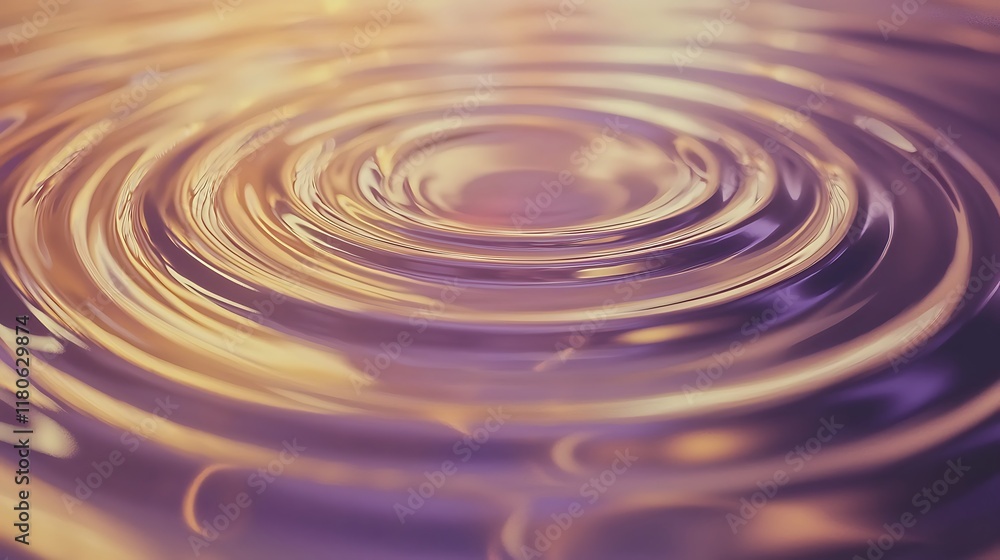 A large, circular wave of water with a purple hue A large, circular wave of water with a purple hue