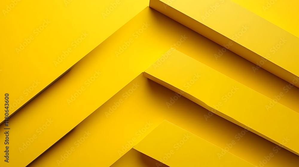 Abstract Yellow Geometric Shapes Design Background Abstract Yellow Geometric Shapes Design Background