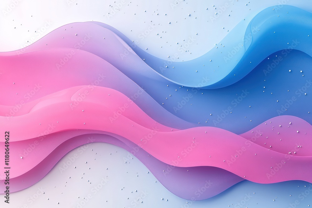 Abstract Pink and Blue Wave Abstract Background Abstract Pink and Blue Wave Abstract Background