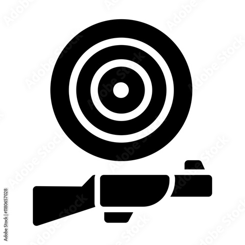 shooting game Solid icon