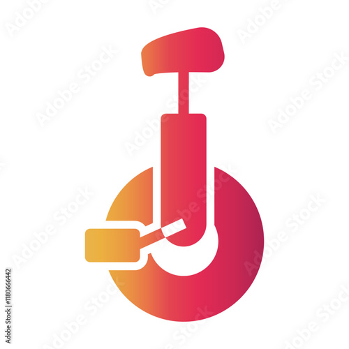 unicycle Gradient icon