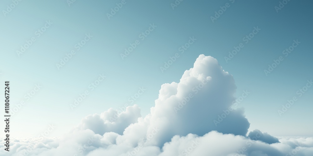 A serene view of fluffy clouds against a clear blue sky, evoking a sense of calm and tranquility. A serene view of fluffy clouds against a clear blue sky, evoking a sense of calm and tranquility.