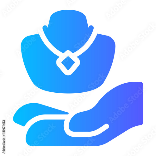 necklace Gradient icon