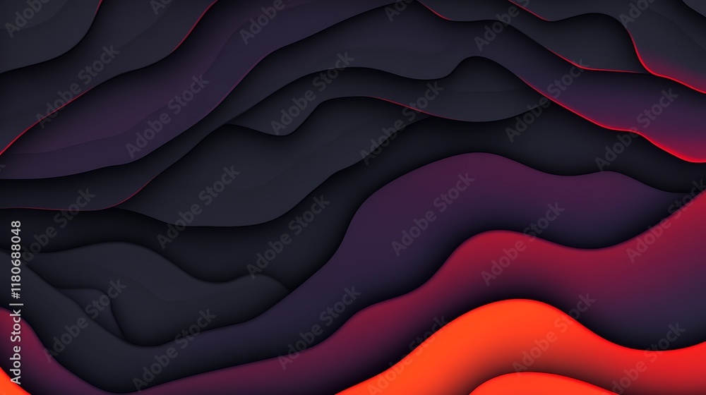 Abstract Dark Red and Black Wave Pattern Design Abstract Dark Red and Black Wave Pattern Design