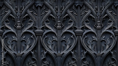 gothic cathedral seamless pattern wallpaper