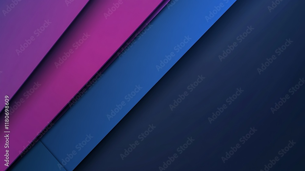 Abstract Diagonal Layers of Purple and Blue Hues Abstract Diagonal Layers of Purple and Blue Hues
