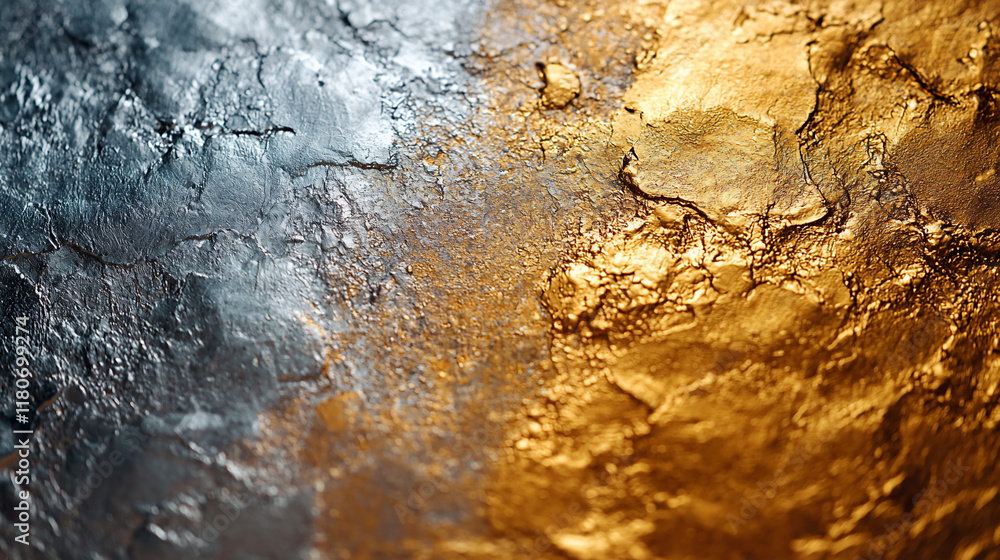 Abstract metallic texture with silver and gold. Abstract metallic texture with silver and gold.