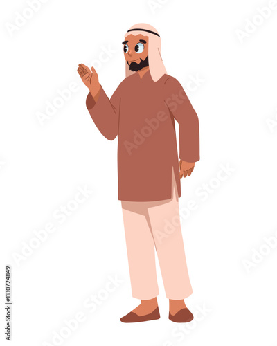 bedouin man with headscarf