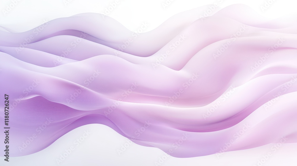 Fototapeta premium A purple wave with a white background