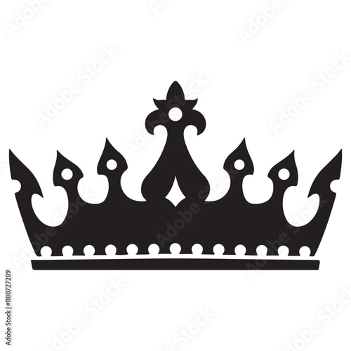 Crown icons set. Crown symbol collection. Vector illustration