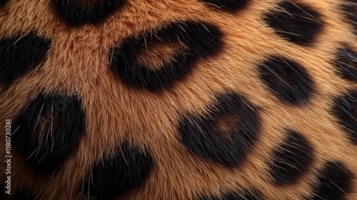 Close-Up of Beautiful Leopard Fur Patterns photo