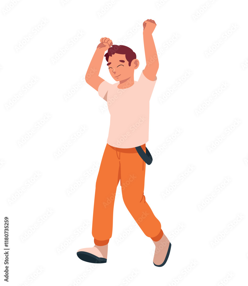 dancing happy man dancing happy man