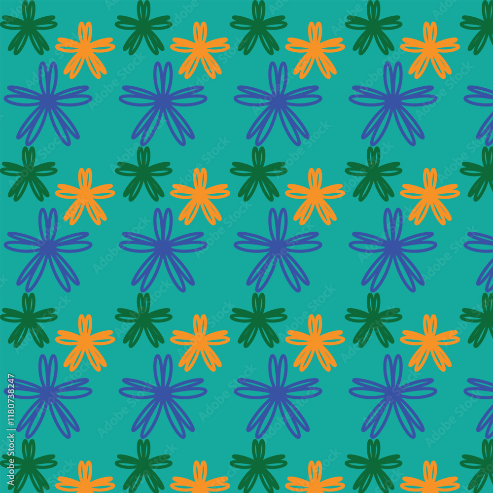 seamless pattern with flowers seamless pattern with flowers