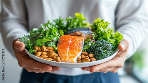 Nourishing Plate: A person'...
