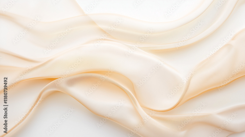 Obraz premium Creamy Silk Drape 