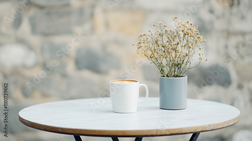 Cozy Coffee Break: A serene...