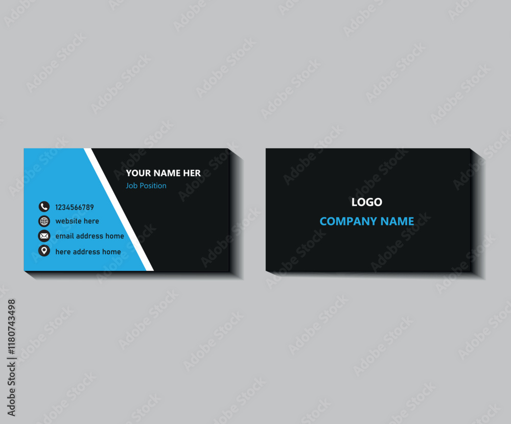 Modern Business Card, Creative and Clean Business Card template Modern Business Card, Creative and Clean Business Card template