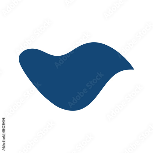 Abstract Organic Sea Shape