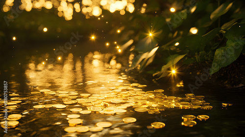 Wallpaper Mural Path of Gold Torontodigital.ca