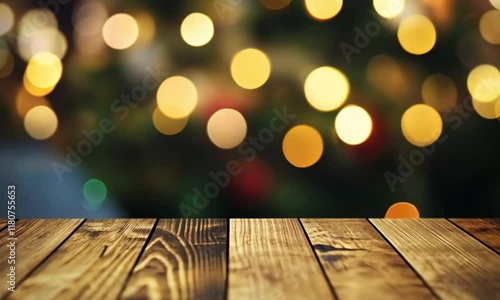 Bright warm lighting with artistic wood textures