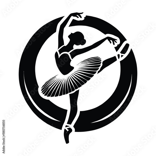 Professional Ballerina Silhouette for Artistic Designs