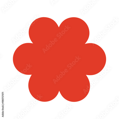 Abstract Chinese New Year Shape