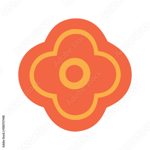 Abstract Chinese New Year Shape