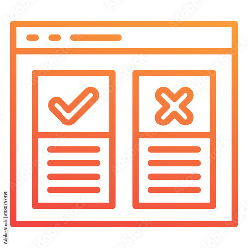 Hypothesis Testing Icon