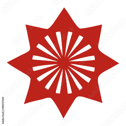 Abstract Chinese New Year Shape