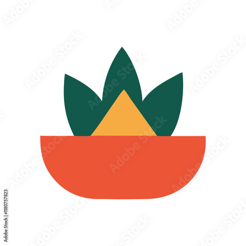 Abstract Chinese New Year Shape