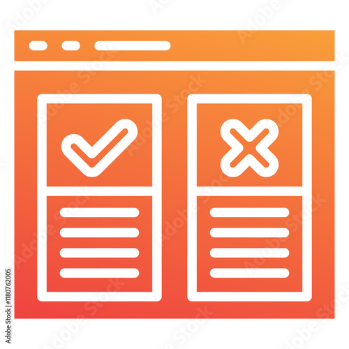 Hypothesis Testing Icon