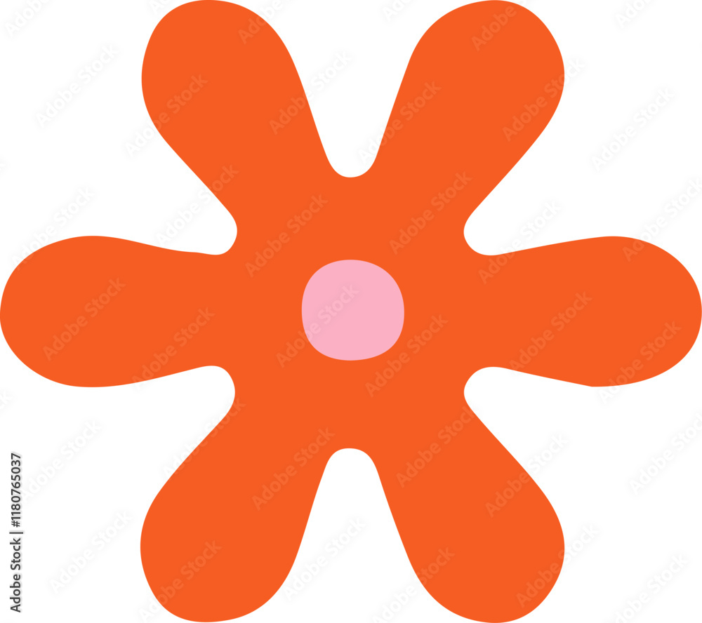 Retro Flower Petal Retro Flower Petal