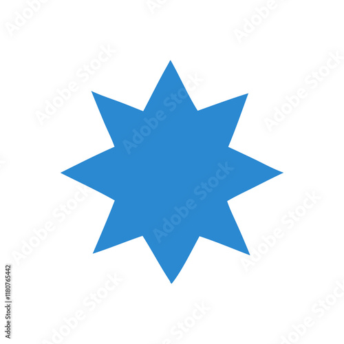 Abstract Organic Hanukkah Shape