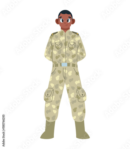 military officer character