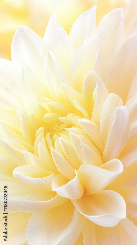 A close up of a white flower with a yellow center A close up of a white flower with a yellow center